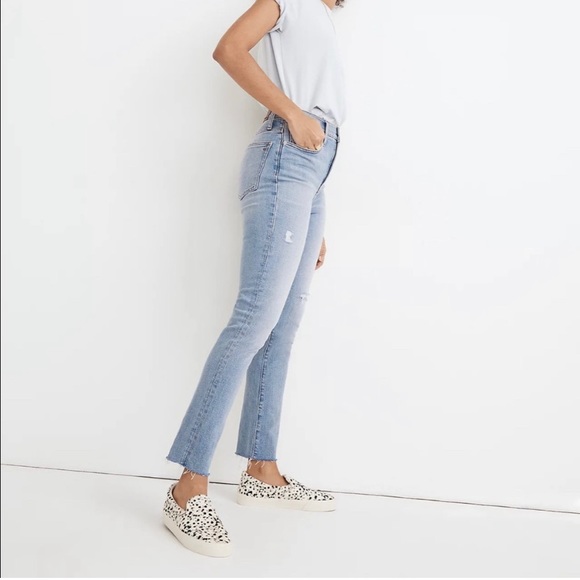 Madewell The Perfect Vintage Jean in Coffey Wash: Worn-In Edition Raw Hem 31 - Picture 2 of 9